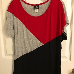 JK LA California Colorblocked Top